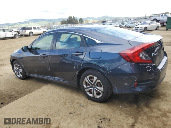 2017 Honda Civic Sedan LX with VIN 19XFC2F65HE215420, listed as a Copart auction lot 51118385 with 96,253 mi miles and Salvage Title. Bid and sale history available at carsss.com. Image 2.