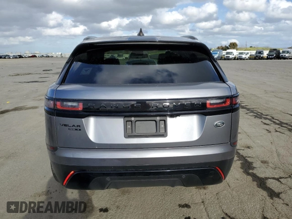 2020 Land Rover Range Rover Velar S with VIN SALYB2FV0LA243665, listed as a Copart auction lot 50787645 with 49,127 mi miles and Salvage title. Bid and sale history available at DreamBid. Image 6.