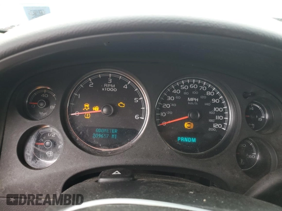 2012 Chevrolet Suburban LT with VIN 1GNSKJE76CR106815, listed as a Copart auction lot 58099405 with 209,657 mi miles and Salvage title. Bid and sale history available at DreamBid. Image 9.
