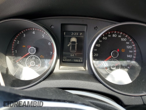 2012 Volkswagen GTI w/Conv & Sunroof PZEV с VIN WVWHD7AJ4CW106637, выставлен на аукционе Copart как лот 54428875 с пробегом 62 327 миль миль и Списание • Salvage title. История ставок и продаж доступна на DreamBid. Изображение 9.