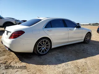 2018 Mercedes-Benz S 450 with VIN WDDUG6GB7JA396548, listed as a Copart auction lot 48565075 with 43,954 mi miles and Salvage Title. Bid and sale history available at carsss.com. Image 3.