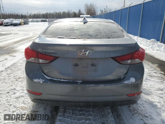 2014 Hyundai Elantra SE with VIN 5NPDH4AE7EH518869, listed as a Copart auction lot 44141385 with 264,604 mi miles and Salvage Title. Bid and sale history available at DreamBid. Image 6.