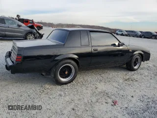 1987 Buick Regal with VIN 1G4GJ1174HP443571, listed as a Copart auction lot 83341634 with 53,709 mi miles and Salvage Title. Bid and sale history available at DreamBid. Image 3.