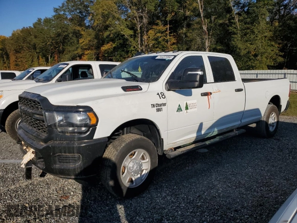 2024 Ram 3500 Tradesman with VIN 3C63R3GJ6RG242519, listed as a Copart auction lot 74437954 with 0 mi miles and Salvage Title. Bid and sale history available at carsss.com. Image 1.
