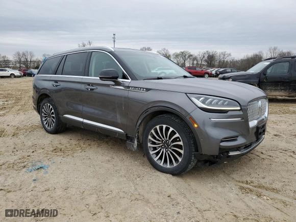 2024 Lincoln Aviator Reserve with VIN 5LM5J7XC2RGL07825, listed as a Copart auction lot 50276815 with 2,947 mi miles and Salvage Title. Bid and sale history available at carsss.com. Image 4.