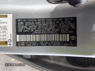 2016 Scion iM z VIN JTNKARJE8GJ518412, wystawiony jako Copart lot #56899965 z przebiegiem 66 833 mil mil oraz Szkoda całkowita • Salvage title. Historia ofert i sprzedaży dostępna na DreamBid. Obrazek 13.