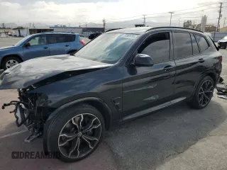 2022 BMW X3 M with VIN 5YM13EC00N9N39913, listed as a Copart auction lot 53989784 with 0 mi miles and Salvage Title. Bid and sale history available at carsss.com. Image 1.