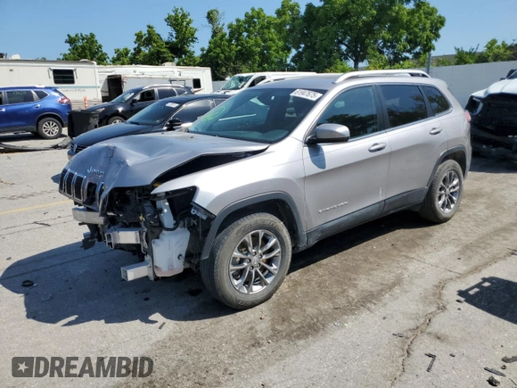 2019 Jeep Cherokee Latitude Plus with VIN 1C4PJMLB3KD437129, listed as a Copart auction lot 61947675 with 73,982 mi miles and Salvage title. Bid and sale history available at DreamBid. Image 1.
