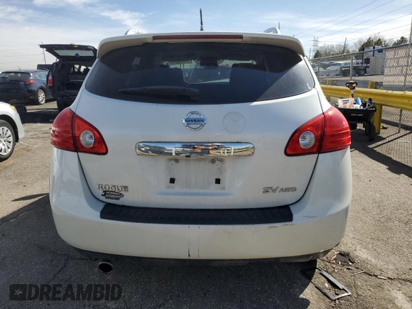 2012 Nissan Rogue SV with VIN JN8AS5MV5CW379312, listed as a Copart auction lot 48414015 with 117,232 mi miles and Salvage Title. Bid and sale history available at carsss.com. Image 6.