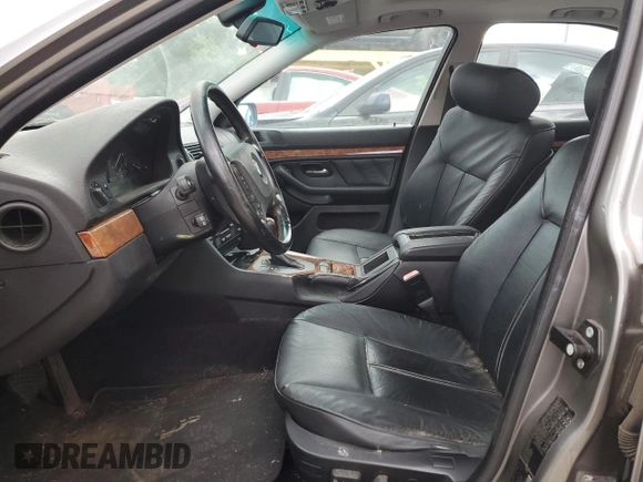 2002 BMW 5 Series 530iA with VIN WBADT634X2CK25809, listed as a Copart auction lot 68478904 with 0 mi miles and Clean Title. Bid and sale history available at carsss.com. Image 7.