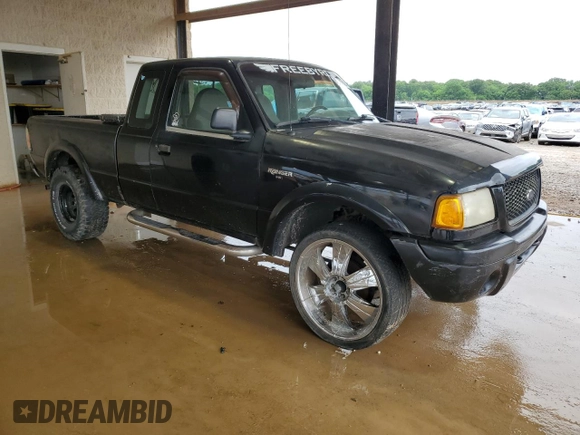 2001 Ford Ranger XL with VIN 1FTYR14U91PA04178, listed as a Copart auction lot 54187935 with 188,268 mi miles and Clean Title. Bid and sale history available at carsss.com. Image 4.