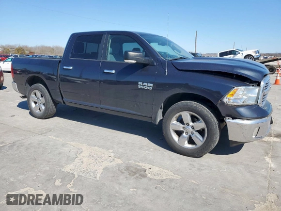 2015 Ram 1500 Big Horn with VIN 1C6RR7LG9FS526551, listed as a Copart auction lot 47378025 with 102,575 mi miles and Salvage title. Bid and sale history available at DreamBid. Image 4.