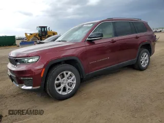 2021 Jeep Grand Cherokee Limited z VIN 1C4RJKBG3M8211128, wystawiony jako Copart lot #56958995 z przebiegiem 46 307 mil mil oraz Szkoda całkowita • Salvage title. Historia ofert i sprzedaży dostępna na DreamBid. Obrazek 1.