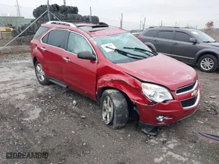 2013 Chevrolet Equinox LTZ with VIN 2GNFLGE32D6171866, listed as a IAAI auction lot 41150986 with 1 mi miles. Bid and sale history available at carsss.com. Image 1.
