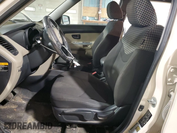 2010 Kia Soul + with VIN KNDJT2A23A7073850, listed as a Copart auction lot 50018515 with 108,747 mi miles and Salvage Title. Bid and sale history available at DreamBid. Image 7.