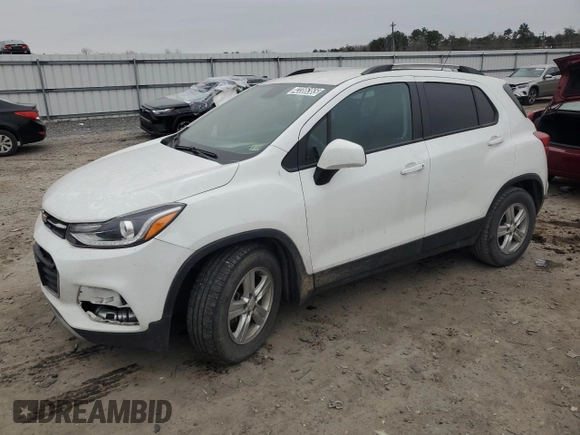 2022 Chevrolet Trax LT with VIN KL7CJLSM6NB509112, listed as a Copart auction lot 43386365 with 82,817 mi miles and Clean Title. Bid and sale history available at carsss.com. Image 1.