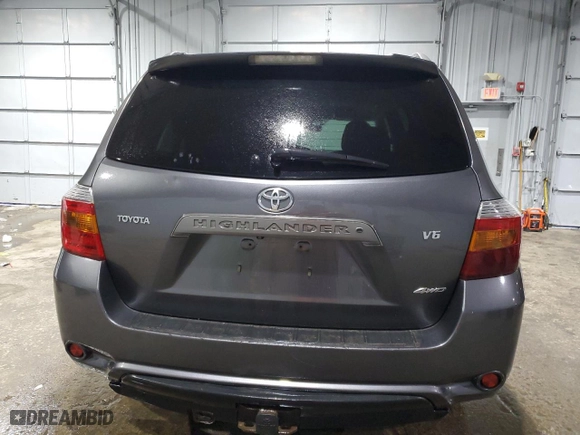 2009 Toyota Highlander Sport with VIN JTEES43A092132782, listed as a Copart auction lot 45700405 with 254,675 mi miles and Salvage Title. Bid and sale history available at carsss.com. Image 6.