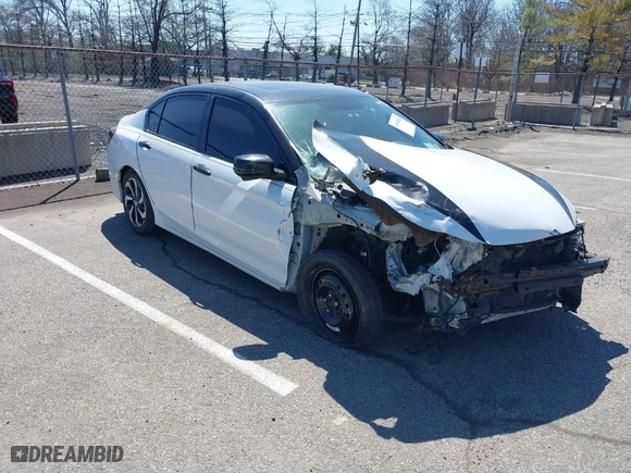 2016 Honda Accord Sedan EX with VIN 1HGCR2F71GA156346, listed as a IAAI auction lot 41990828 with 151,307 mi miles. Bid and sale history available at carsss.com. Image 1.