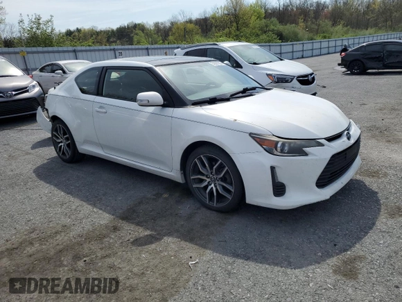 2014 Scion tC z VIN JTKJF5C70E3084697, wystawiony jako Copart lot #54307295 z przebiegiem 174 073 mil mil oraz Szkoda całkowita • Salvage title. Historia ofert i sprzedaży dostępna na DreamBid. Obrazek 4.