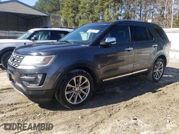 2016 Ford Explorer Limited with VIN 1FM5K8F83GGA57057, listed as a Copart auction lot 49496945 with 168,908 mi miles and Clean Title. Bid and sale history available at DreamBid. Image 1.