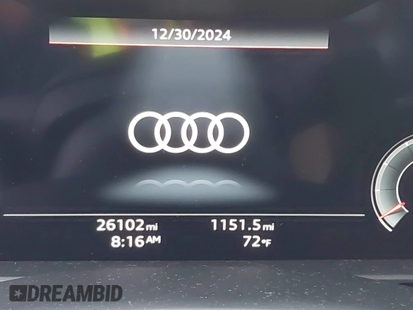 2023 Audi Q8 Premium with VIN WA1AVBF14PD015616, listed as a IAAI auction lot 41213960 with 26,102 mi miles and . Bid and sale history available at DreamBid. Image 15.