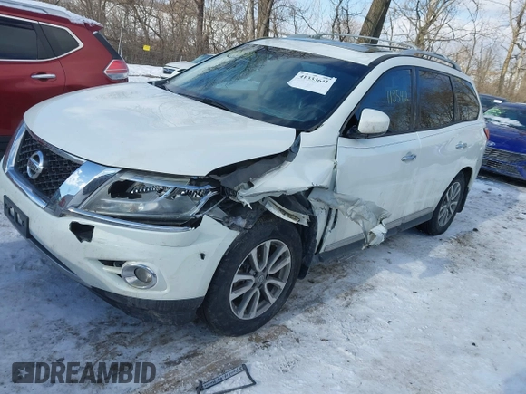 2014 Nissan Pathfinder S z VIN 5N1AR2MM1EC714966, wystawiony jako IAAI lot #41333651 z przebiegiem 118 542 mil mil oraz . Historia ofert i sprzedaży dostępna na DreamBid. Obrazek 17.
