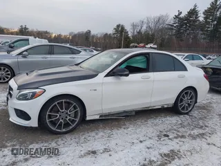 2018 Mercedes-Benz C 43 AMG with VIN 55SWF6EB2JU246197, listed as a IAAI auction lot 41347044 with 61,548 mi miles and . Bid and sale history available at carsss.com. Image 6.