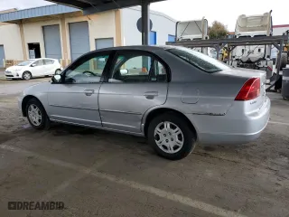 2002 Honda Civic LX with VIN 2HGES16692H511000, listed as a Copart auction lot 48830895 with 242,003 mi miles and Clean Title. Bid and sale history available at carsss.com. Image 2.