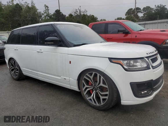 2014 Land Rover Range Rover Supercharged with VIN SALGS3TF2EA166170, listed as a Copart auction lot 79644744 with Not provided miles and Salvage title. Bid and sale history available at DreamBid. Image 4.