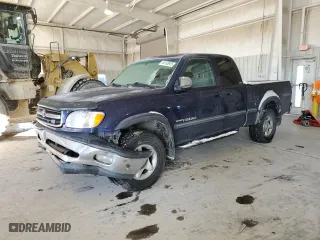 2002 Toyota Tundra SR5 with VIN 5TBBT44162S295589, listed as a Copart auction lot 46165925 with 187,857 mi miles and Salvage Title. Bid and sale history available at carsss.com. Image 1.