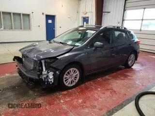 2018 Subaru Impreza Premium with VIN 4S3GTAB62J3735978, listed as a Copart auction lot 46658175 with 81,233 mi miles and Salvage Title. Bid and sale history available at carsss.com. Image 1.