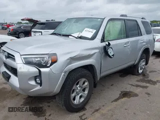 2023 Toyota 4Runner SR5 with VIN JTEMU5JR3P6147061, listed as a IAAI auction lot 42194146 with 35,519 mi miles and . Bid and sale history available at DreamBid. Image 2.