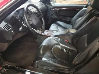 1997 Mercedes-Benz SL-Class with VIN WDBFA63F9VF143994, listed as a Copart auction lot 81814144 with 0 mi miles and Salvage Title. Bid and sale history available at carsss.com. Image 7.