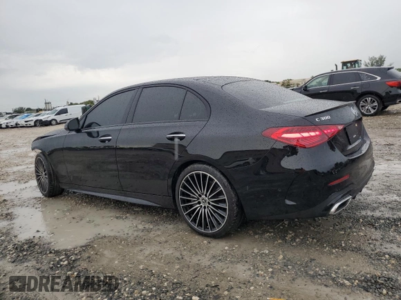 2024 Mercedes-Benz C 300 z VIN W1KAF4GB7RR208375, wystawiony jako Copart lot #69190394 z przebiegiem 4 670 mil mil oraz Szkoda całkowita • Salvage title. Historia ofert i sprzedaży dostępna na DreamBid. Obrazek 2.