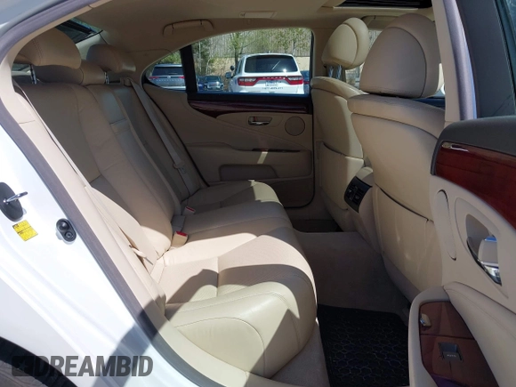 2012 Lexus LS 460 with VIN JTHCL5EF4C5014049, listed as a IAAI auction lot 42107343 with 49,677 mi miles and . Bid and sale history available at DreamBid. Image 8.