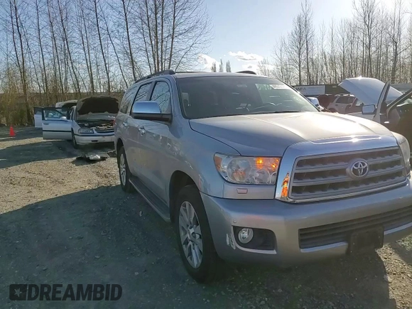 2012 Toyota Sequoia Limited with VIN 5TDJY5G10CS064565, listed as a Copart auction lot 48040595 with 43,469 mi miles and Salvage Title. Bid and sale history available at carsss.com. Image 12.