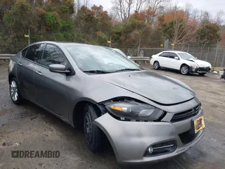 2013 Dodge Dart SXT with VIN 1C3CDFBAXDD288185, listed as a IAAI auction lot 41844872 with 153,339 mi miles. Bid and sale history available at carsss.com. Image 1.