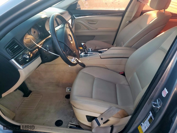 2012 BMW 5 Series 528i with VIN WBAXG5C55CDX04249, listed as a Copart auction lot 49828825 with 153,632 mi miles and Salvage Title. Bid and sale history available at carsss.com. Image 7.
