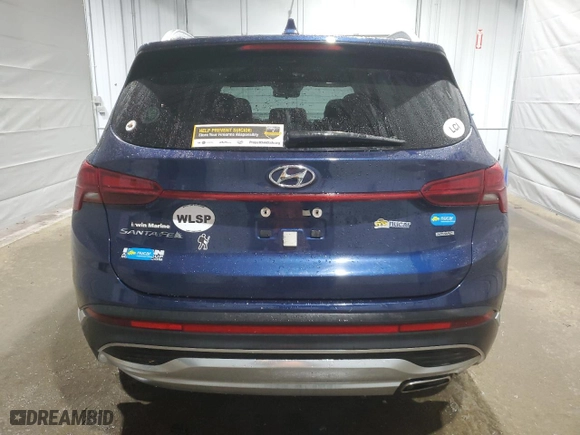 2021 Hyundai Santa Fe SEL with VIN 5NMS2DAJ4MH343532, listed as a Copart auction lot 50032955 with 49,436 mi miles and Clean Title. Bid and sale history available at carsss.com. Image 6.