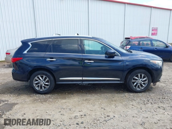 2015 Infiniti QX60 with VIN 5N1AL0MMXFC554836, listed as a IAAI auction lot 42435050 with 115,225 mi miles and . Bid and sale history available at DreamBid. Image 13.