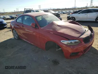 2017 BMW 2 Series 230i with VIN WBA2F9C31HV635922, listed as a Copart auction lot 46371695 with 45,947 mi miles and Salvage title. Bid and sale history available at DreamBid. Image 4.