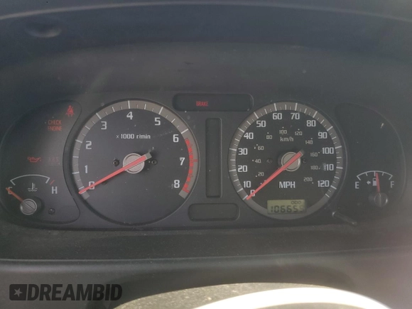 2004 Isuzu Rodeo S with VIN 4S2CK58W344303242, listed as a Copart auction lot 75339714 with 106,659 mi miles and Salvage title. Bid and sale history available at DreamBid. Image 9.