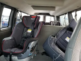 2018 Chevrolet Express Passenger LT with VIN 1GAZGPFG3J1245055, listed as a Copart auction lot 87807965 with 106,634 mi miles and Salvage title. Bid and sale history available at DreamBid. Image 10.