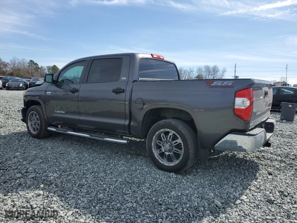 2018 Toyota Tundra 4WD SR5 with VIN 5TFDW5F1XJX705362, listed as a Copart auction lot 45887695 with 99,940 mi miles and Salvage Title. Bid and sale history available at carsss.com. Image 2.