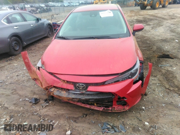 2021 Toyota Corolla LE with VIN JTDEPMAEXMJ161488, listed as a IAAI auction lot 41955278 with 47,255 mi miles and . Bid and sale history available at DreamBid. Image 12.