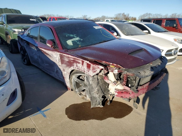 2018 Dodge Charger Daytona with VIN 2C3CDXCT0JH147999, listed as a Copart auction lot 42240455 with 62,437 mi miles and Salvage Title. Bid and sale history available at carsss.com. Image 4.