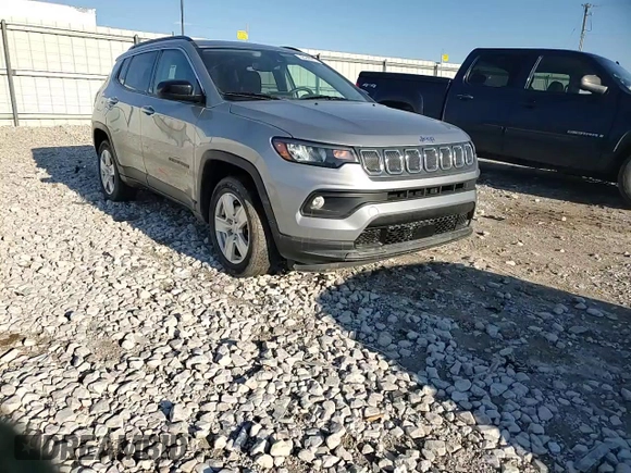2022 Jeep Compass Latitude с VIN 3C4NJDBB1NT164487, выставлен на аукционе Copart как лот 46248215 с пробегом 39 276 миль миль и Списание • Salvage title. История ставок и продаж доступна на DreamBid. Изображение 12.