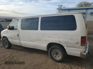 2005 Ford Econoline Passenger XL with VIN 1FMRE11L75HA12481, listed as a Copart auction lot 50769075 with 260,238 mi miles and Salvage title. Bid and sale history available at DreamBid. Image 2.