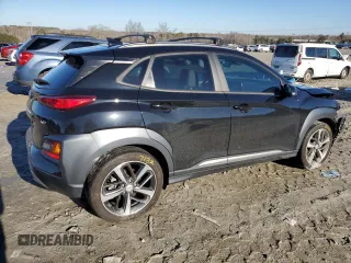 2021 Hyundai Kona Limited with VIN KM8K33A58MU729773, listed as a Copart auction lot 42916525 with 67,458 mi miles and Salvage Title. Bid and sale history available at carsss.com. Image 3.