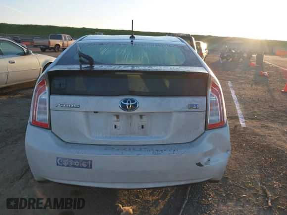 2013 Toyota Prius One with VIN JTDKN3DU5D0356118, listed as a IAAI auction lot 41892349 with 181,558 mi miles. Bid and sale history available at carsss.com. Image 16.